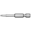 Bit for inner hex screws - ECAR.601 - Bit 1/4" L50mm for screws with square head nr.1